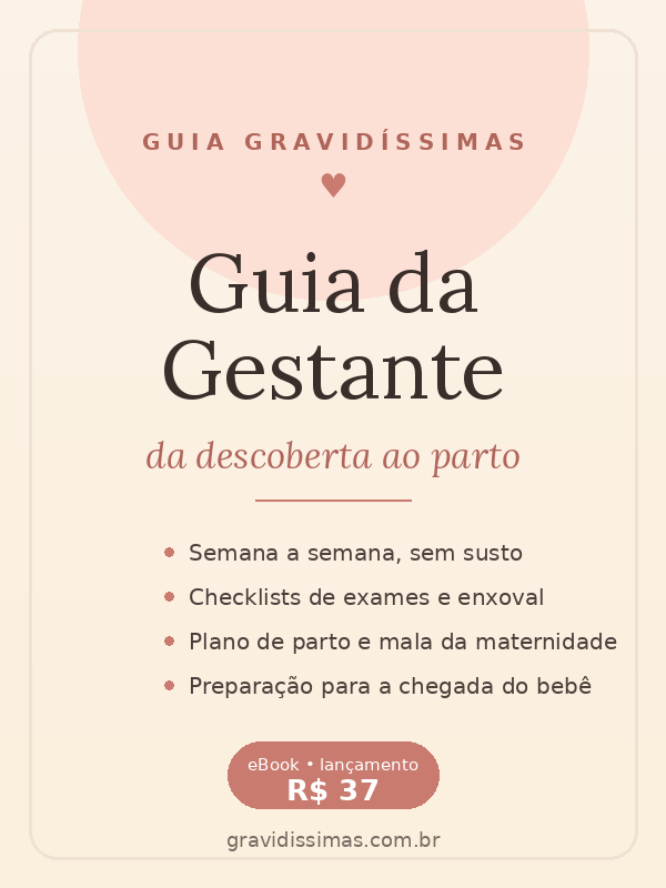 Capa do eBook Guia da Gestante: da descoberta ao parto