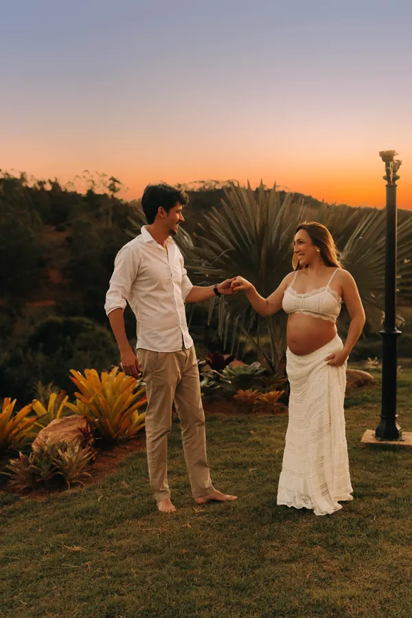 Mari e Diego, idealizadores do Gravidissimas, a espera da Beatriz
